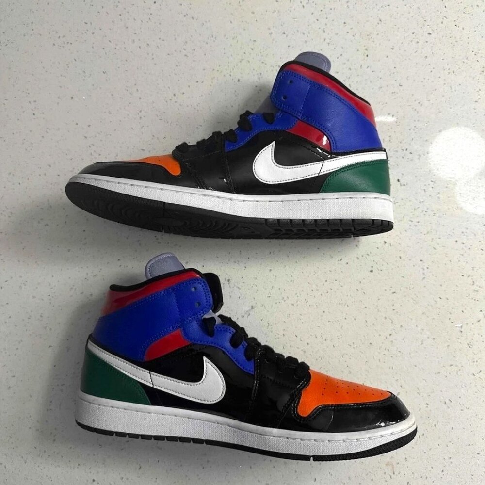 🔥Air Jordan 1 Mid Multicolor “Rivals” | Men’s 10.5 / Women’s 12 | Clean Pair🔥